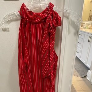 Never worn red Banana Republic top